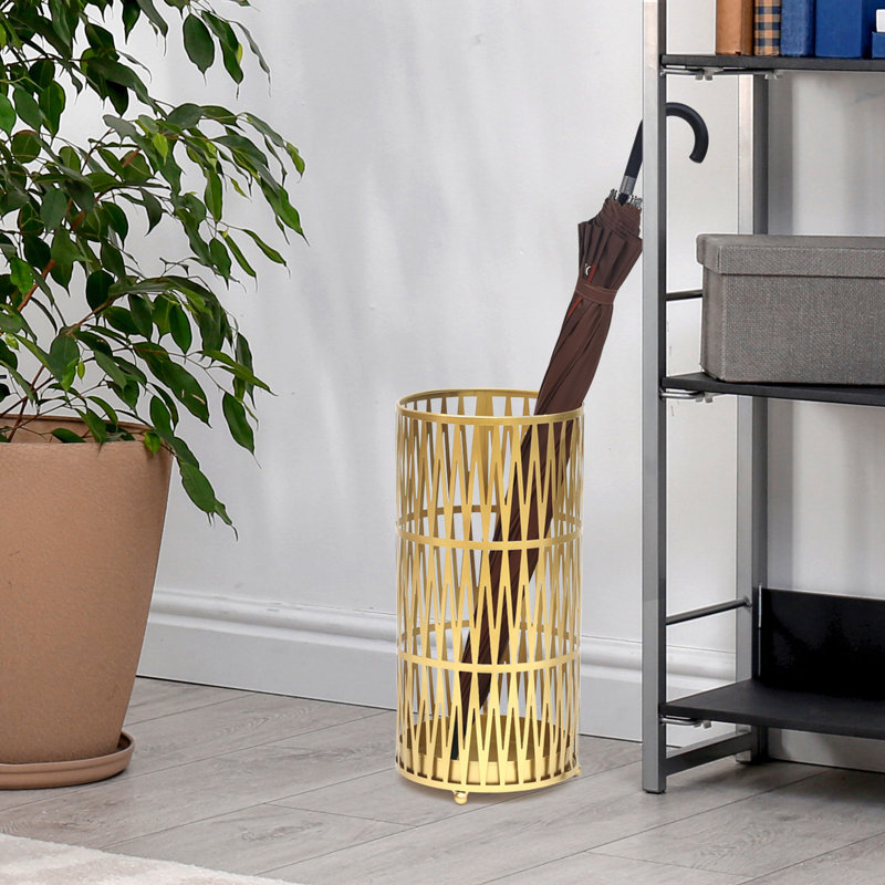 Mercer41 Kinverli Iron Freestanding Umbrella Stand & Reviews Wayfair